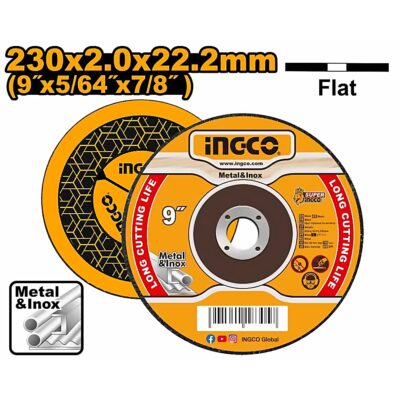 INGCO ABRASIVE CUTTING DISC 230X2.0MM MCD202303