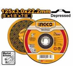 INGCO ABRASIVE CUTTING DISC 125X3.0MM MCD301251