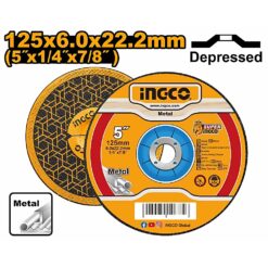 INGCO GRINDING DISC 125X6.0MM MGD601251
