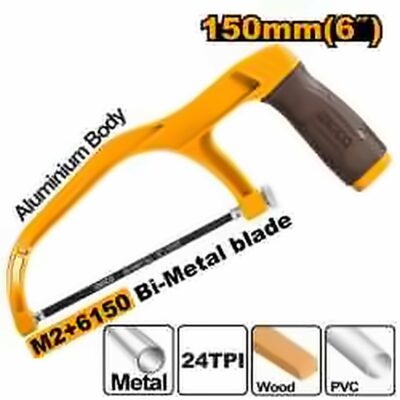 INGCO SOFT GRIP MINI HACKSAW MHHF1503