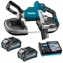 MAKITA PB002GM201 DC BAND SAW 40V 127MM (2PCS 4.0AH BATTERY, 1PC CHARGER)
