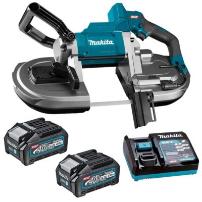 MAKITA PB002GM201 DC BAND SAW 40V 127MM (2PCS 4.0AH BATTERY, 1PC CHARGER)