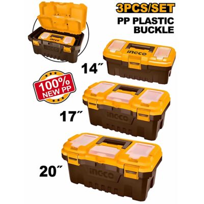 INGCO PLASTIC TOOL BOX 3-TIER PBXK0301