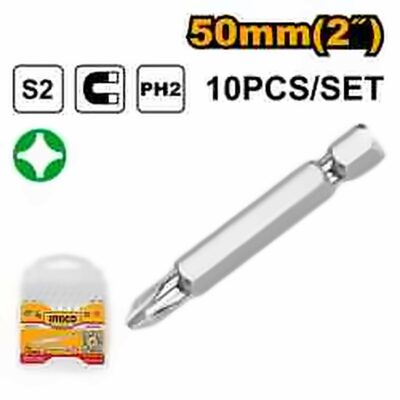 INGCO SCREWDRIVER BIT PH2 25MM 3PCS SDB11PH223