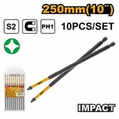 INGCO IMPACT SCREWDRIVER BIT PH1 100MM 3PCS SDBIM11PH1103