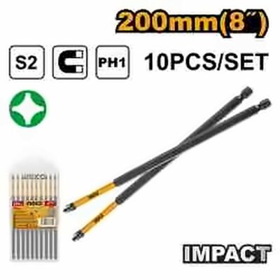 INGCO IMPACT SCREWDRIVER BIT PH1 65MM 3PCS SDBIM11PH183