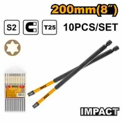 INGCO IMPACT SCREWDRIVER BIT T25 65MM 3PCS SDBIM11T2583