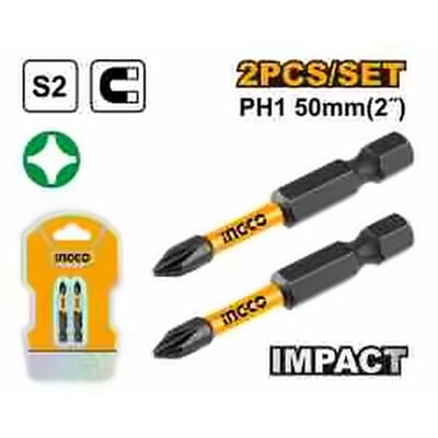 INGCO IMPACT SCREWDRIVER BIT PH1 50MM SDBIM71PH150
