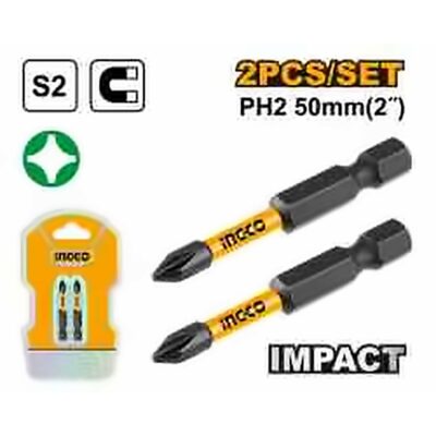INGCO IMPACT SCREWDRIVER BIT PH2 50MM SDBIM71PH250