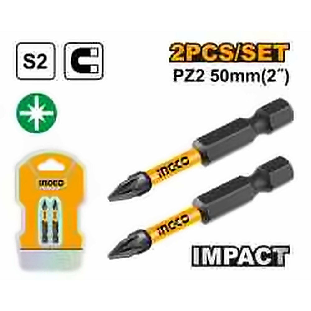INGCO IMPACT SCREWDRIVER BIT PZ2 50MM SDBIM71PZ250