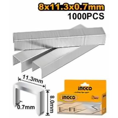 INGCO STAPLES 8MM 1000PCS STS0108