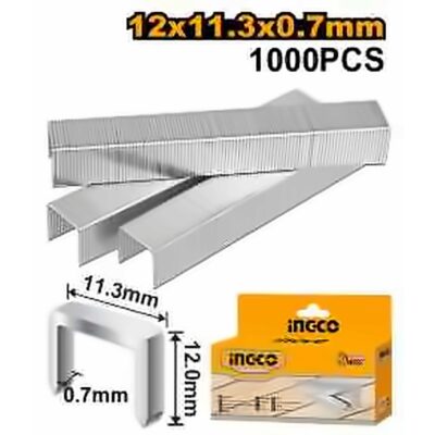 INGCO STAPLES 12MM 1000PCS STS0112