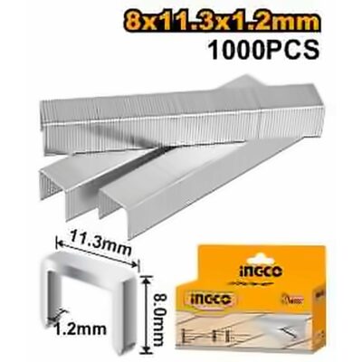 INGCO STAPLES 8MM 1000PCS STS0208