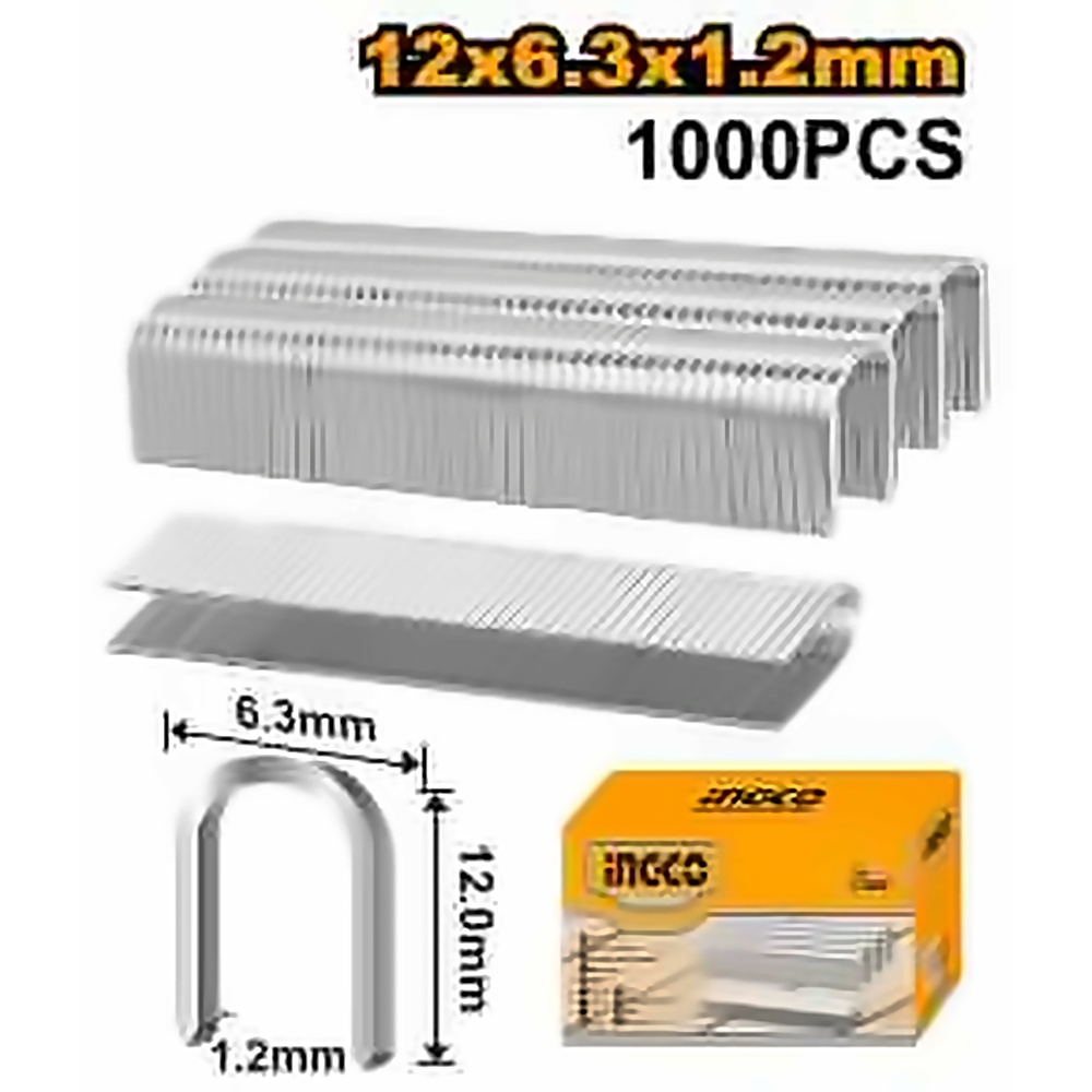 INGCO STAPLES 4MM 1200PCS STS0412