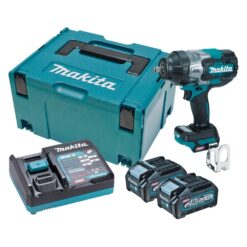 MAKITA TW002GM201, 40V 12.7MM (1/2”) CORDLESS IMPACT WRENCH (2PCS 4.0AH BATTERY, 1PC CHARGER)