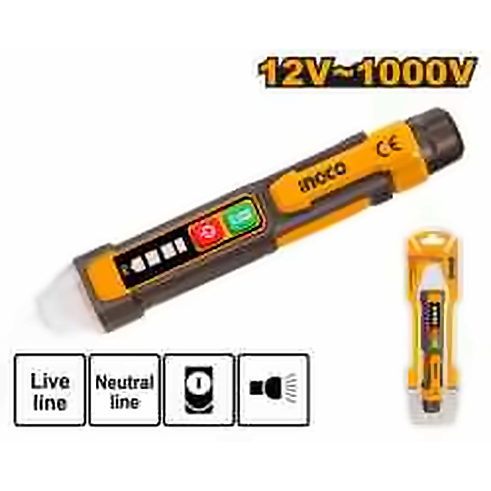 INGCO AC VOLTAGE DETECTOR 12-1000V VD100091