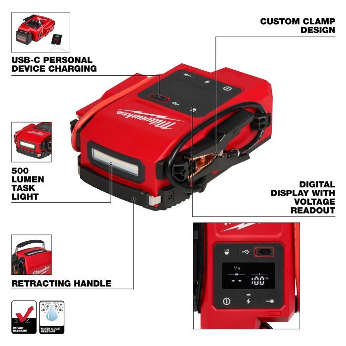 MILWAUKEE M18 JS2000-0 ASIA, M18™ JUMP STARTER - Image 2