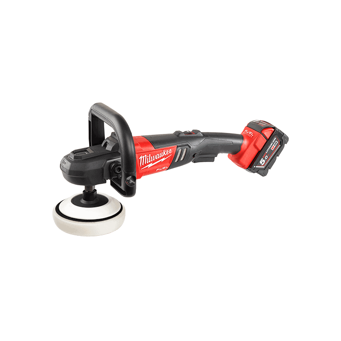 MILWAUKEE M18 FAP180-502X ASIA, M18 FUEL™ 180 MM POLISHER KIT W/ 2 UNITS M18™ 5.0AH BATTERY (KIT VERSION)