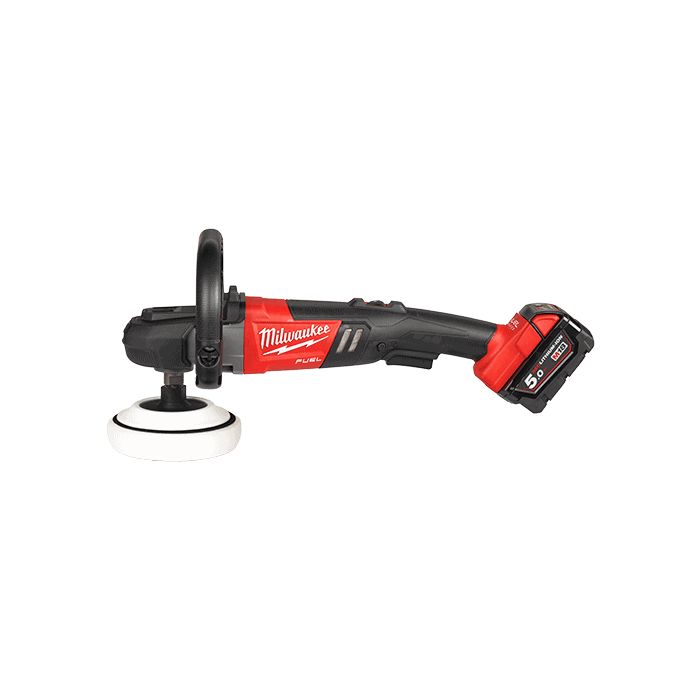 MILWAUKEE M18 FAP180-502X ASIA, M18 FUEL™ 180 MM POLISHER KIT W/ 2 UNITS M18™ 5.0AH BATTERY (KIT VERSION) - Image 3