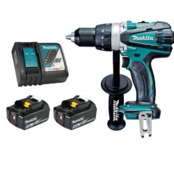 MAKITA DDF458RTE, 18V 13MM (1/2") CORDLESS DRIVER DRILL (2PCS 5.0AH BATTERY, 1PC CHARGER)