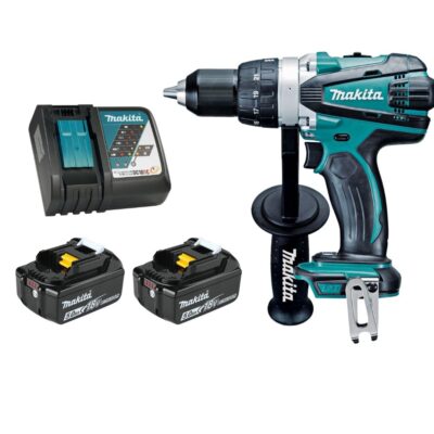 MAKITA DDF458RTE, 18V 13MM (1/2") CORDLESS DRIVER DRILL (2PCS 5.0AH BATTERY, 1PC CHARGER)