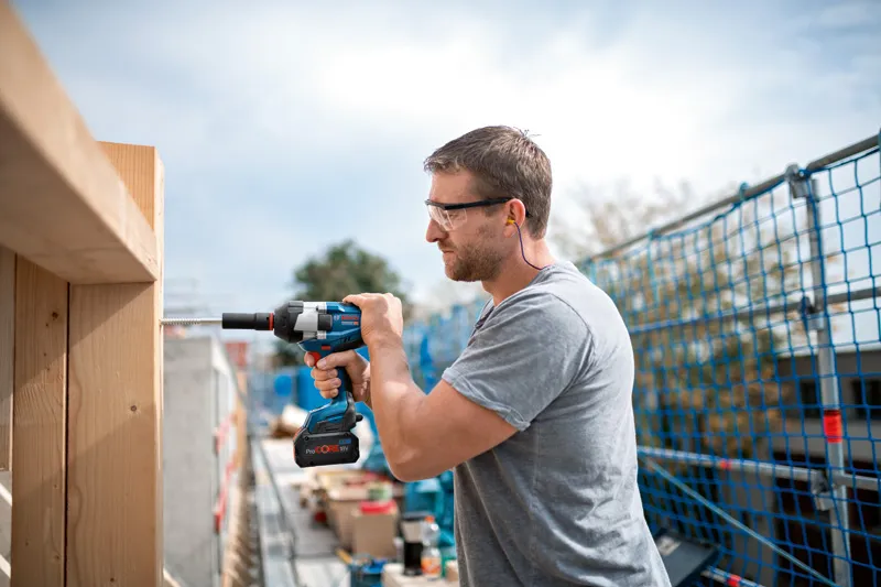 BOSCH PRO GDS 18V-1050 H PROFESSIONAL CORDLESS IMPACT WRENCH 18.0 V - Image 2