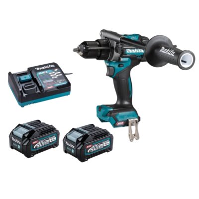 MAKITA HP001GM201, 40V CORDLESS HAMMER DRIVER DRILL (2PCS 4.0AH BATTERY, 1PC CHARGER)