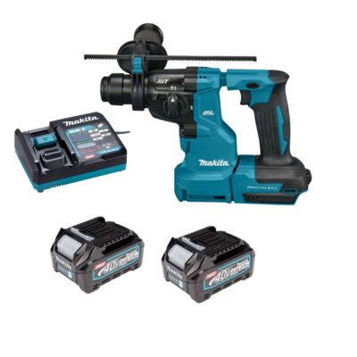 MAKITA HR010GD201 DC COMBI HAMMER 40V BL AVT AWS 20MM (2PCS 2.5AH BATTERY, 1PC CHARGER)