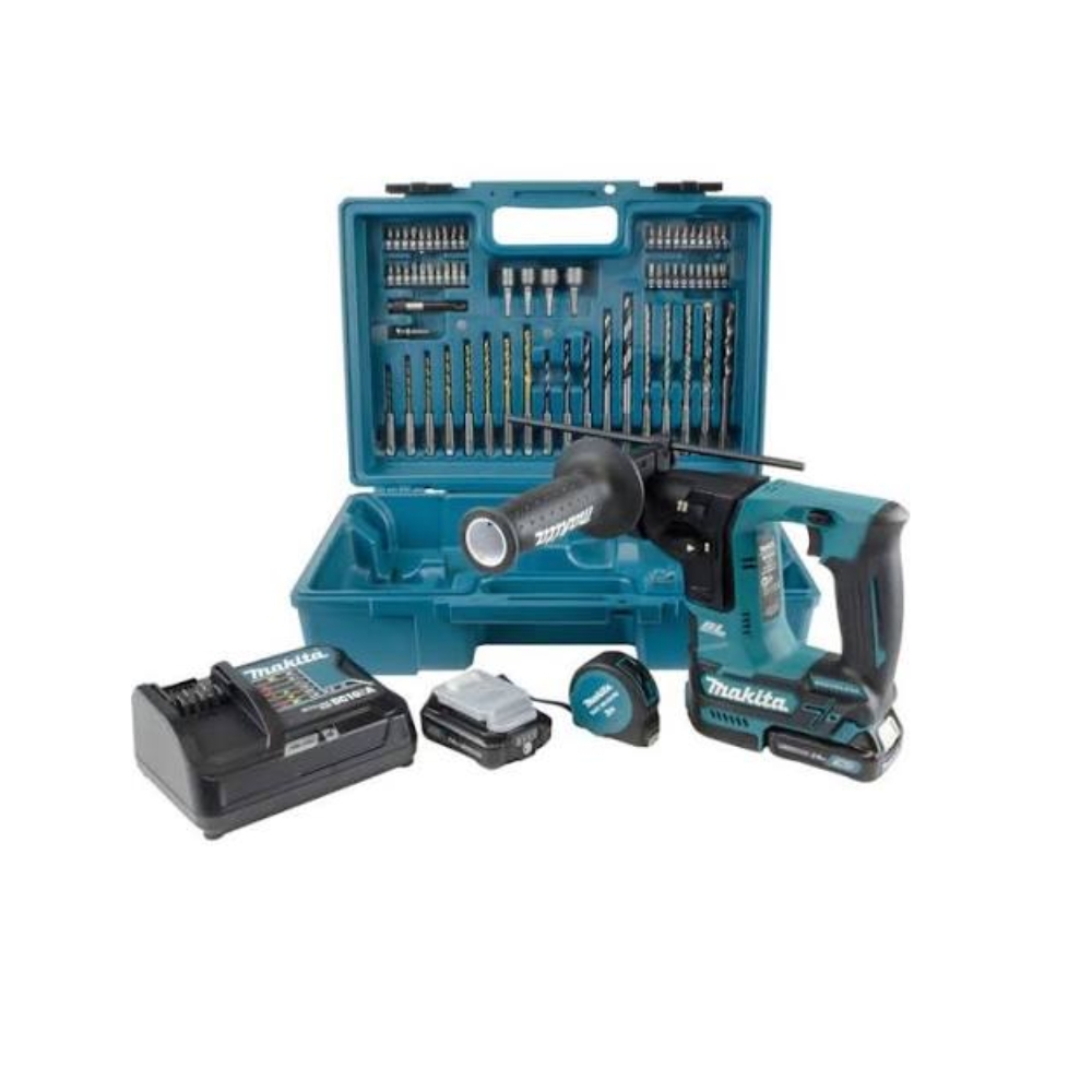 MAKITA HR166DSAE1 DC ROTARY HAMMER 12V BL 16MM (2PCS 2.0AH BATTERY, 1PC CHARGER)
