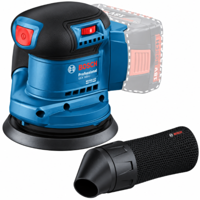 BOSCH PRO GEX 185-LI PROFESSIONAL RANDOM ORBIT SANDER  0 W