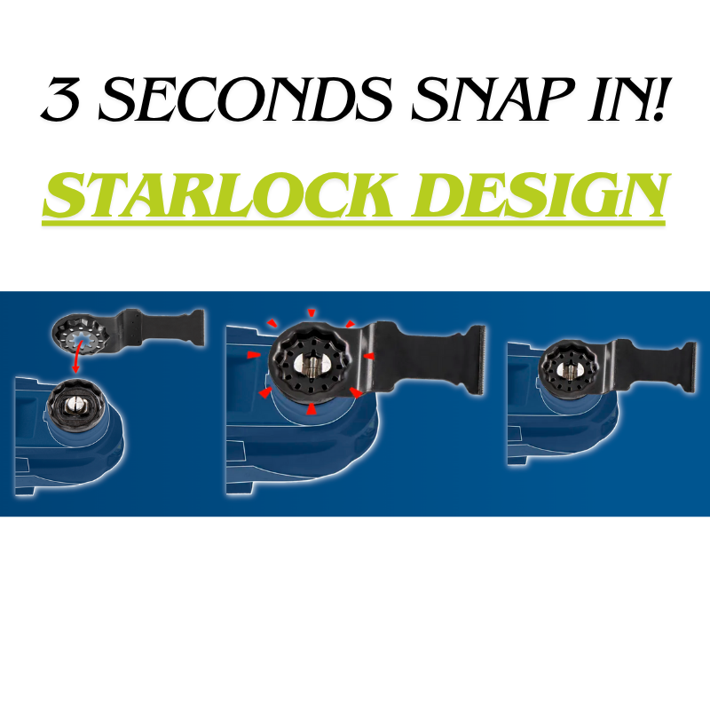Bosch Starlock OMT Basic Wood & Metal Blade Set for Oscillating Multi-Tools, 3pc - Image 3