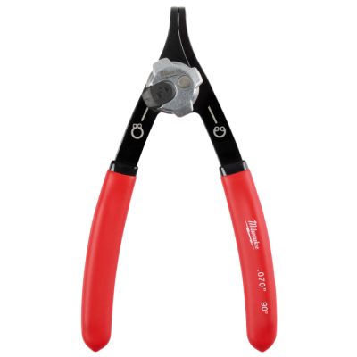 Milwaukee 48-22-6538 Convertible Snap Ring Pliers 0.07in, 90 Degree