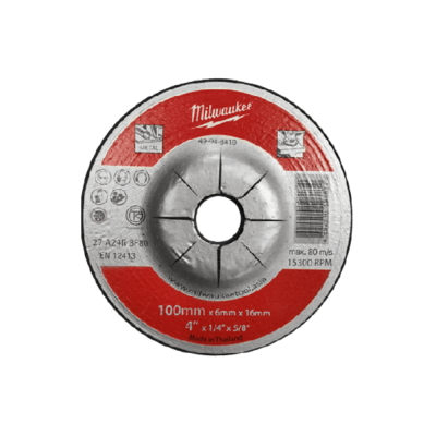 Milwaukee 49-94-8410A Metal Grinding Disc 100 x 6 x 16mm