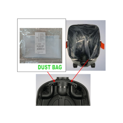 Bosch Dust Bag for GAS 15 and GAS 15 PS Vacuums, Single