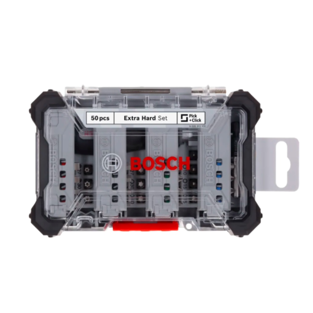 Bosch Extra Hard Screwdriver Bit Set, 50pc