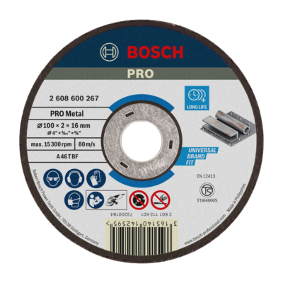 Bosch Professional Metal Cutting Disc, 100 x 2 x 16mm