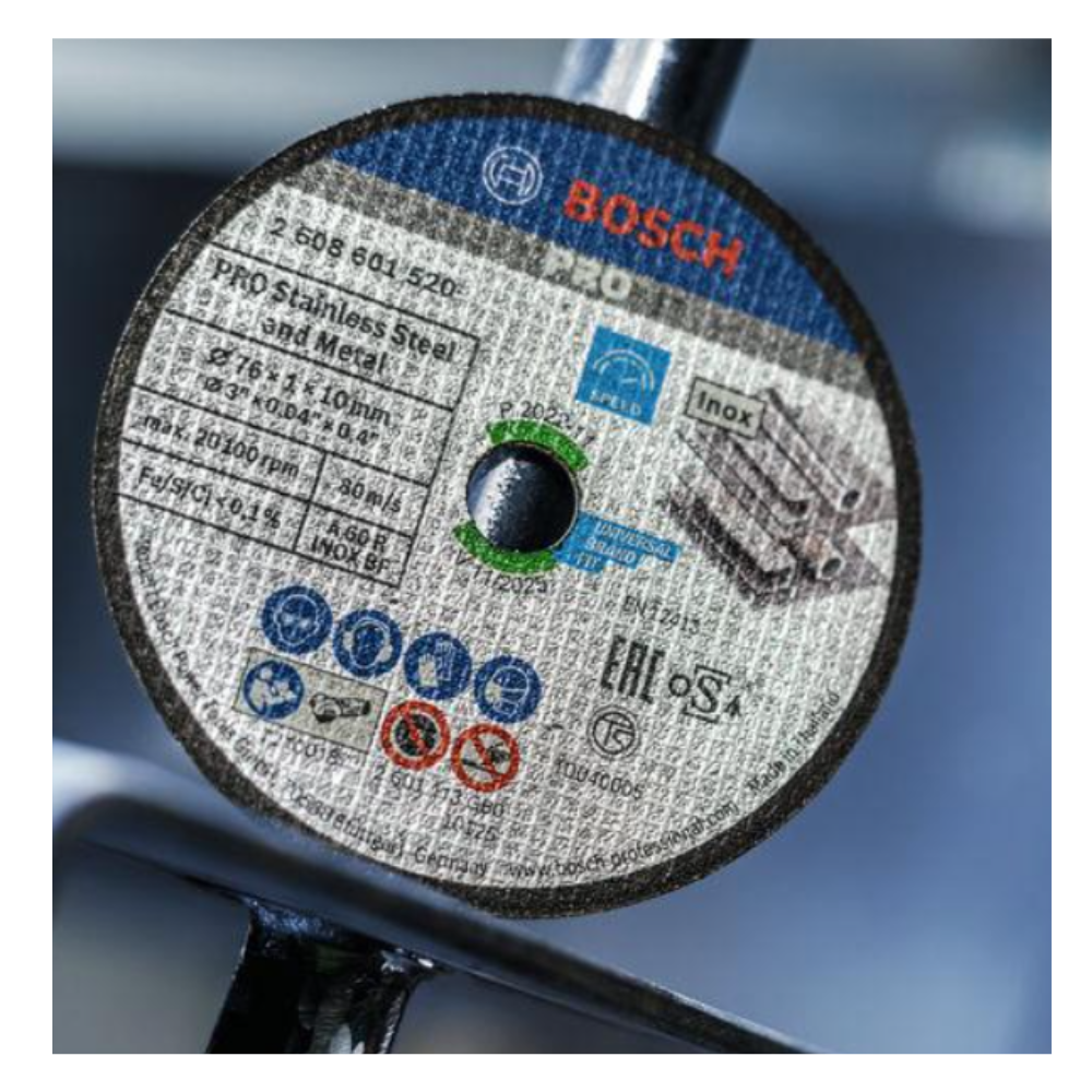 Bosch Professional Stainless Steel & Metal Cutting Disc, 76 x 1 x 10mm, for GWS 12V-76 - Image 2