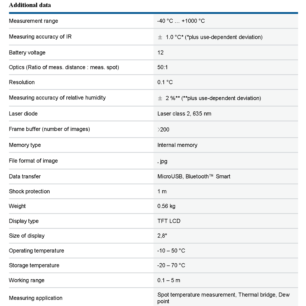 Bosch GIS 1000C Professional Thermo Detector - Image 3