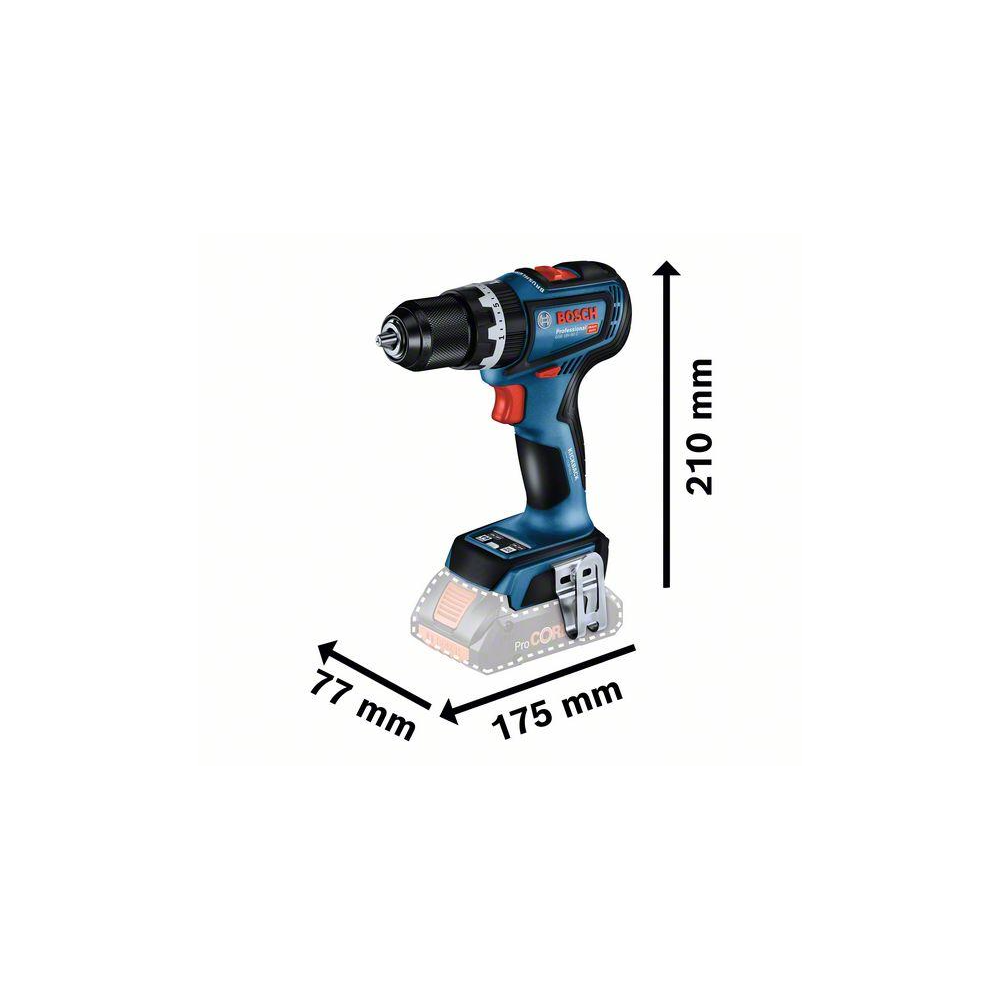 Bosch GSB 18V-90C Professional Cordless Combi Impact Drill, Bare Unit - Image 2