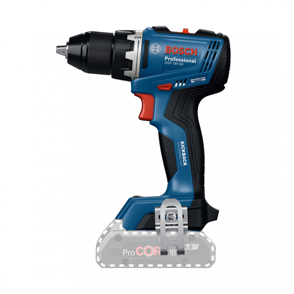 Bosch GSR 18V-65 Professional Cordless Drill Driver, Bare Unit - Image 2
