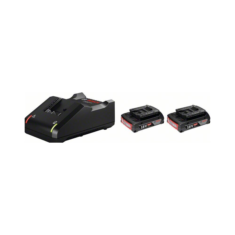 Bosch Starter Kit 18V, 2 x 2.0Ah Batteries and GAL 18V-40 Heavy Duty Charger