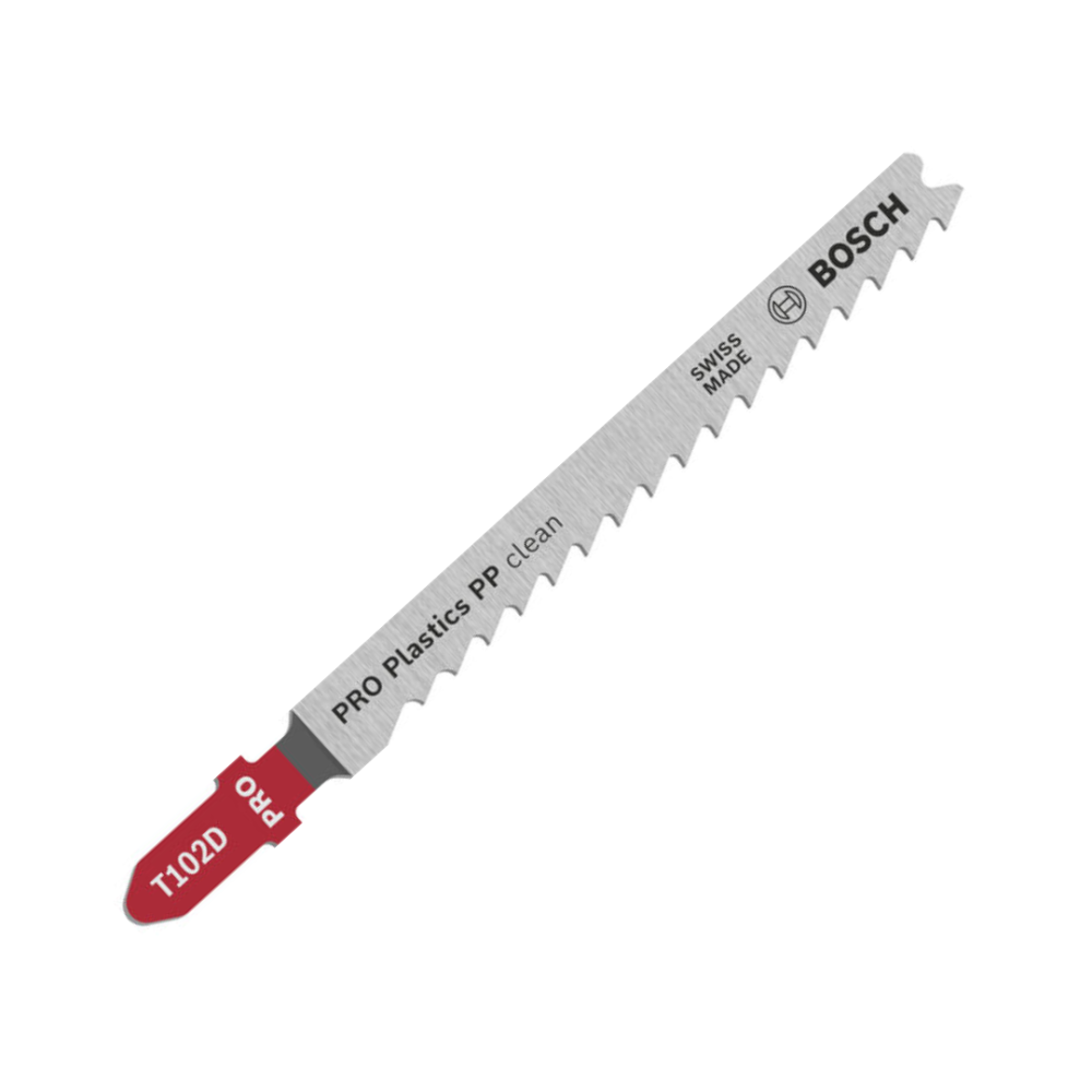 Bosch T102D Professional Clean for PP Plastics Jigsaw Blade - Image 2