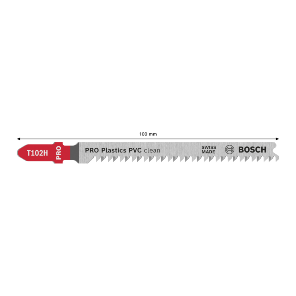 Bosch T102H Professional Clean for PVC Plastics Jigsaw Blade - Image 3
