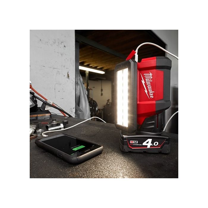 Milwaukee M12 PAL-0 Pivot Area Light 700 Lumens (Bare Tool) - Image 6