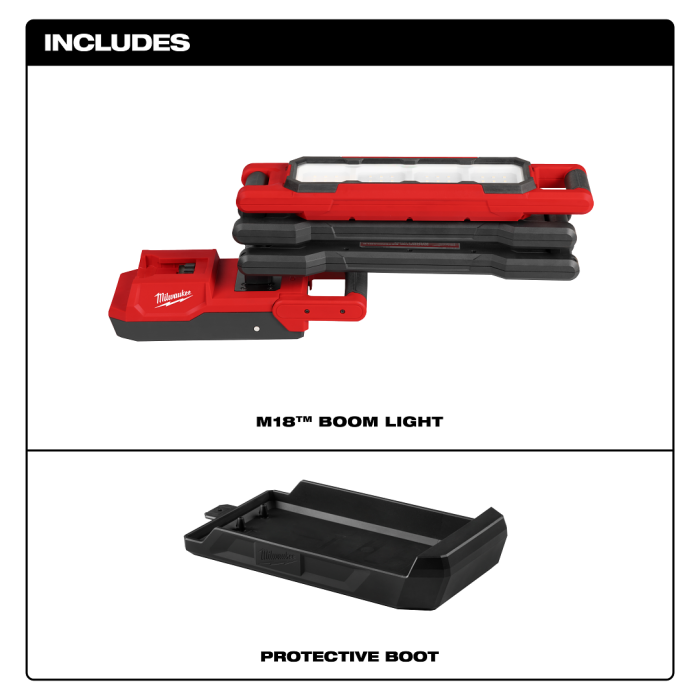 Milwaukee M18 ABL-0 Boom Light 2500 Lumens (Bare Tool) - Image 4