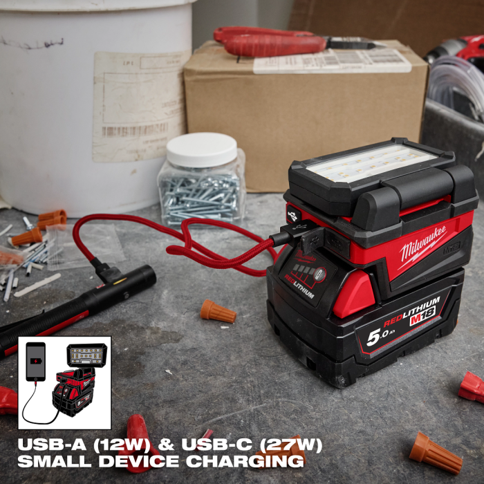 Milwaukee M18 ALIS-0 Service Area Light 1000 Lumens (Bare Tool) - Image 5